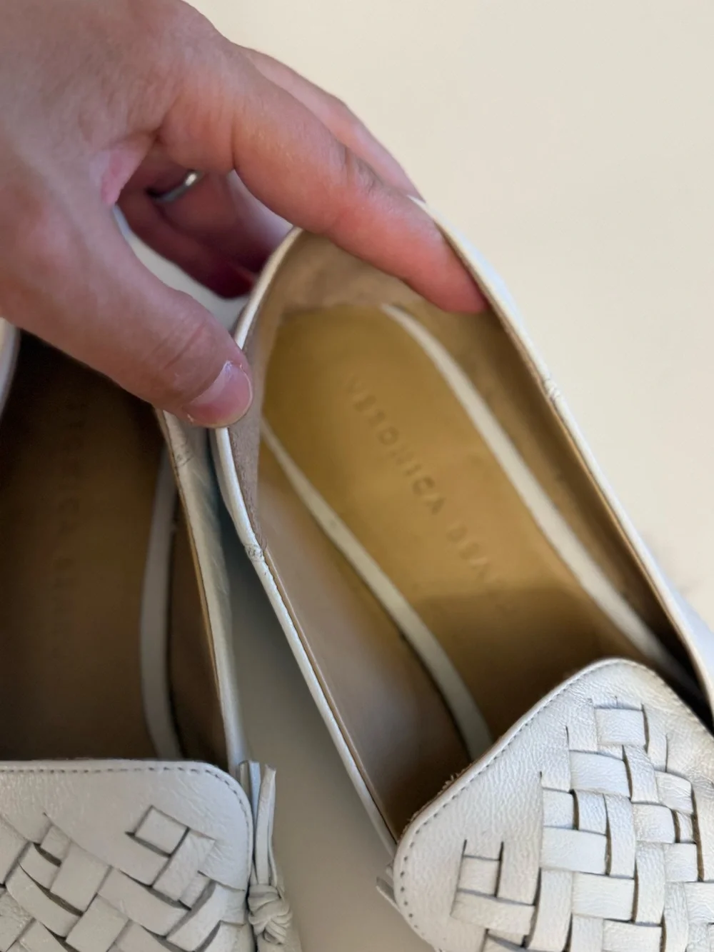 Veronica Beard woven leather